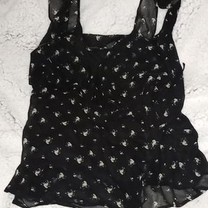 Wrap and tie tank top.